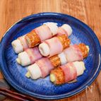 【サク飯（サクおかず）】チーちくのベーコン巻き焼き