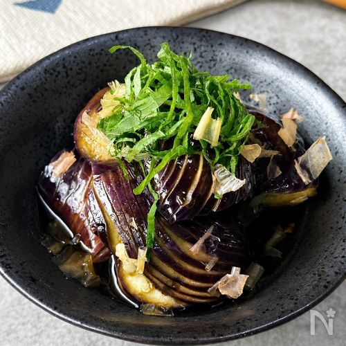 【超かんたん！なすの揚げ浸し】レンジで一発♪とろっじゅわっ◎