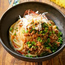 【濃厚コク旨！汁なし担々うどん】甜麺醤コチュジャン無しでOK