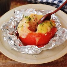 味噌マヨで♪トースターで簡単♪トマトと鶏のホイル焼き