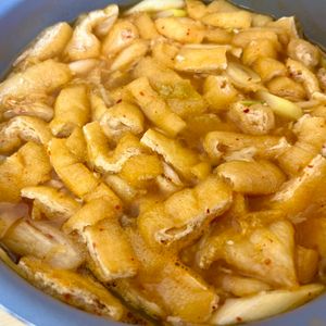 かなてぃの作ってみた!投稿(『豆腐とお揚げのキムチ味噌スープ』)