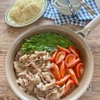 さっぱりトマトの豚バラ焼肉鍋