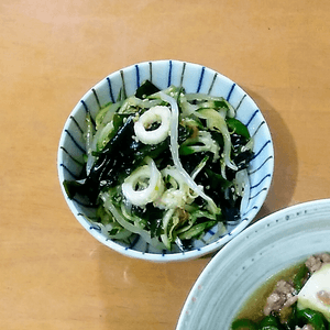 かおちゃんの作ってみた!投稿(【きゅうりともやしと竹輪の中華ナムル】残り野菜で節約♪)