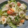 maronの作ってみた!投稿(チンして和えるだけ♪「レタスとゆで卵のスパゲティサラダ」)