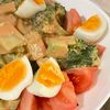 すみれの作ってみた!投稿(超簡単♪『ブロッコリーとアボカドと卵のデリ風♡コブサラダ』)