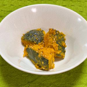 キャピタンの作ってみた!投稿(【かぼちゃの旨塩レモンごまマヨサラダ】レンチンでウマウマ！)