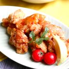 ＼ビールが進む！／　鶏からのスイートチリソース和え