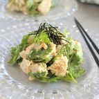 生で食べるとこんなに美味しい！「春菊と豆腐のナムル」
