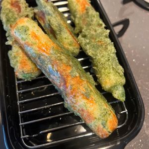 みーたんの作ってみた!投稿(【オクラinちくわ磯辺揚げ】お弁当にもおつまみにも大活躍！)