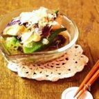 茄子とオクラのレンジ蒸し
