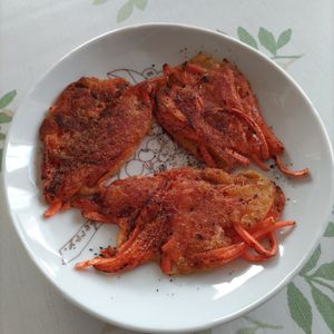 KUMIKOの作ってみた!投稿(もちもち！子どもも食べやすい【にんじんのコンソメチーズ焼き】)