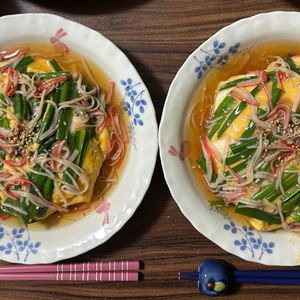 ぽんえりの作ってみた!投稿(【ニラたま天津飯】ニラ入りで栄養価UP！)