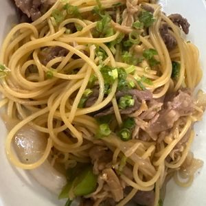 あけみの作ってみた!投稿(【すき焼き味のごちそうパスタ】少ない牛こまで♩節約レシピ)
