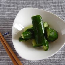 たたききゅうりの即席柚子胡椒漬け。