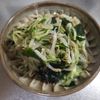 1411823の作ってみた!投稿(レンジで5分！【もやしとわかめの無限ナムル】胡麻油香る♩)