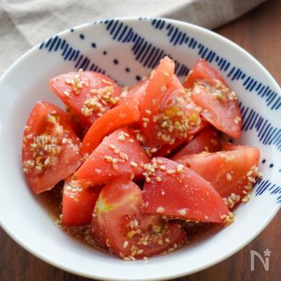 さっぱり一品！トマトの和風浸し