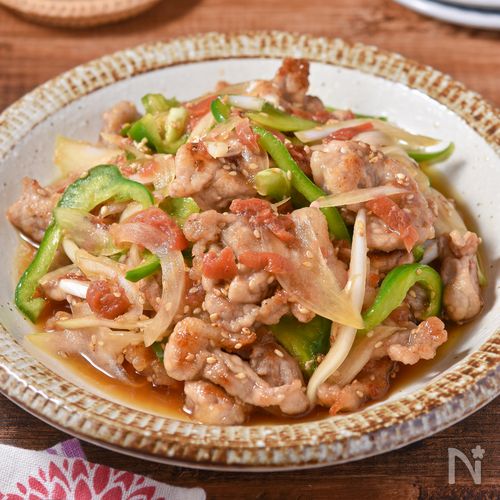 さっぱり夏バテ予防の作り置き│豚こま肉の梅南蛮漬け