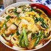 行列のうどん屋さんの🍜とろとろニラ玉あんかけうどん🤩の工程4