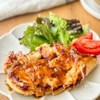 【麹でコク旨しっとり】鶏むね肉の照り焼きステーキ