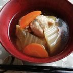 ゆず香る☆お豆腐入りふわふわ鶏団子のスープ