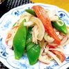 こまりこ😃の作ってみた!投稿(【新玉ねぎとスナップえんどうのさっぱり和え】調味料2つで激旨)