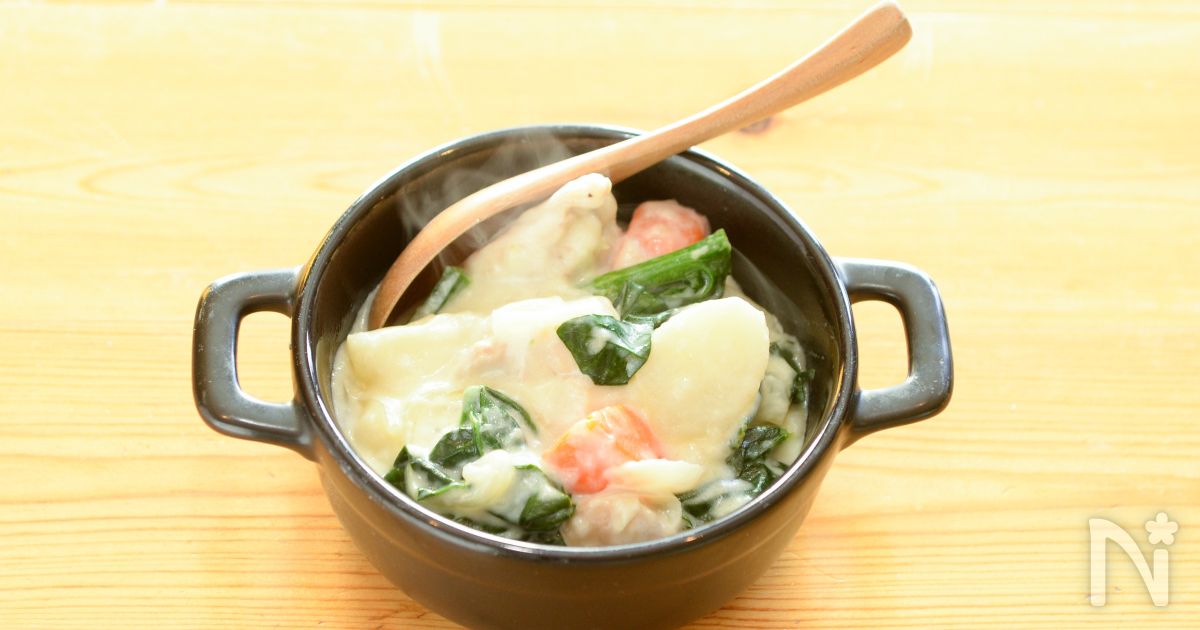 ルー不要 小麦粉不要のホワイトシチュー By なぎさ なおこ レシピサイト Nadia ナディア プロの料理家のおいしいレシピ