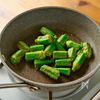 【おくらのサブジ】3分で完成!一瞬でなくなる野菜のおつまみの工程2