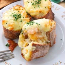 5分で簡単！材料３つでとろ〜り【バゲットグラタン】