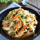 やわらか鶏むね肉と野菜のオイスターソース炒め