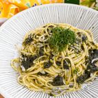 【プロの賄い】簡単！大葉としらすの出汁パスタ
