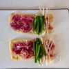 カリッと香ばしい！《豚ニラもやしの油揚げロール》の工程2
