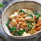 【らくレピ】レンジで！＊豆腐と豚肉と春雨のスタミナとろみ煮＊
