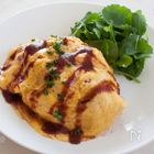 カフェ風ふわとろ半熟卵のオムライスを作るコツ