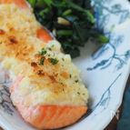 卵不使用！鮭のタルタル風マヨ焼き