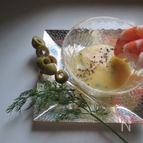 手作りディルマヨネーズで食べるシュリンプ