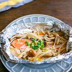 きのこたっぷり鮭のホイル焼き