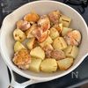 【鶏じゃがのり塩バター炒め】やみつきになる！おつまみにも♪の工程4
