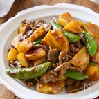 牛肉と春野菜のカレー炒め