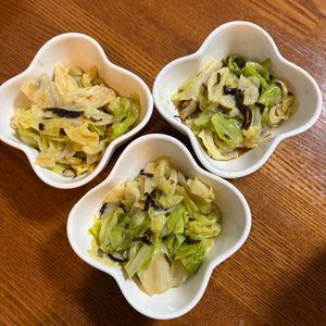 まさの作ってみた!投稿(レンジで3分！爽やか♪【キャベツの塩昆布レモン和え】食材1つ)