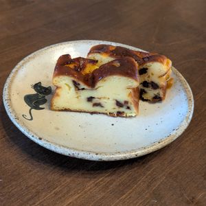 チョコねこの作ってみた!投稿(水切りヨーグルトでチーズ風ケーキ（グルテンフリー）)