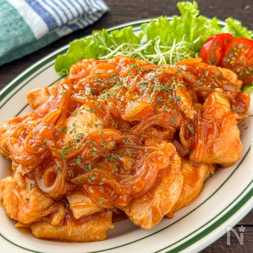 子どもウケ抜群♪【鶏むねチキンチャップ】お弁当にも◎