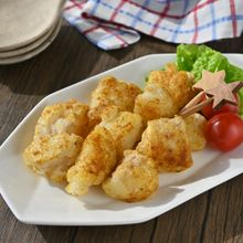 皮ごと叩いてゴロッと！ながいものカレー風味でパワーアップ
