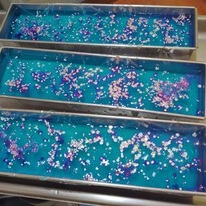 1316779の作ってみた!投稿(【キラキラ輝く七夕スイーツ】空き缶利用の☆天の川ゼリー☆)