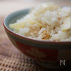 たけのこごはん　- かつお昆布だし -