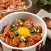 韓国風♡びんちょうマグロのユッケ丼