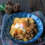 ＊我が家の肉豆腐〜ほんのり韓国風〜温玉乗せ＊