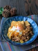 ＊我が家の肉豆腐〜ほんのり韓国風〜温玉乗せ＊