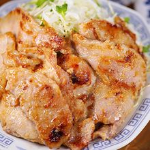 行列の定食屋さんの🍚豚ロースの酒粕みそ漬け焼き🤩