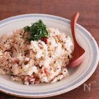 お弁当にもおすすめ！レンチンらくらく♡５分で梅塩こんぶピラフ