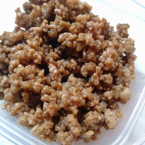1201108の作ってみた!投稿(日持ちする作り置きおかず【豚挽き肉の甘辛生姜そぼろ】)